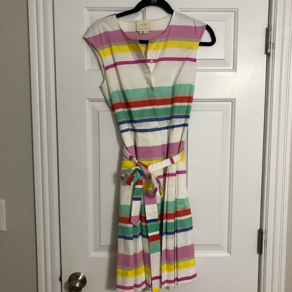 Kate Spade multicolor striped dress, size 8
